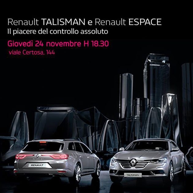 Renault Talisman & Espace con sistema 4control