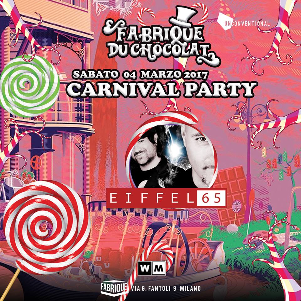 Fabrique carnival party disco radio milano effeil 65