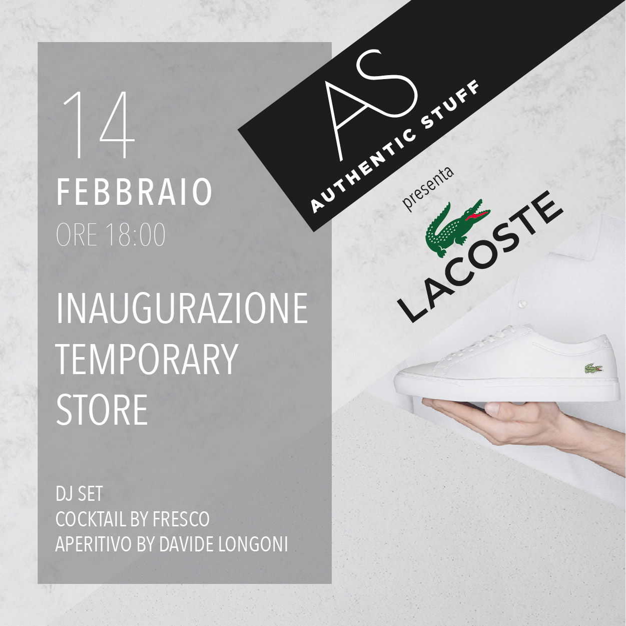 Lacoste opening Milano evento