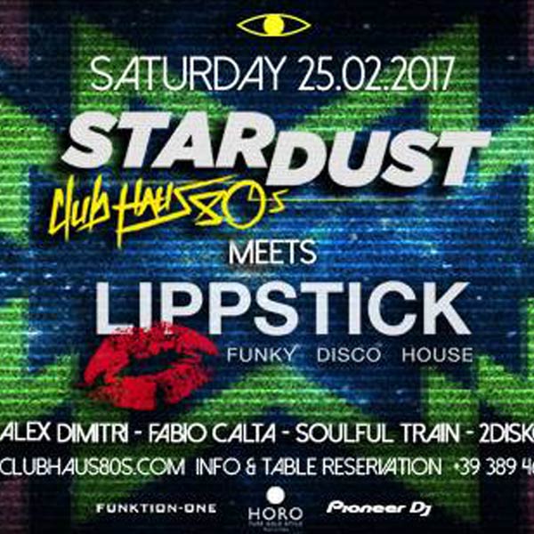 stardust lippstick club haus milano youparti