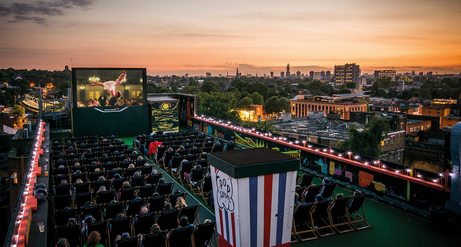 Rooftop cinema club