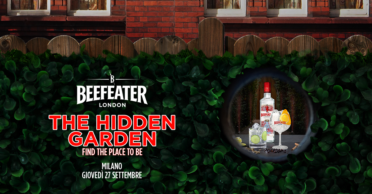 The Hidden Garden by Beefeater | YOUparti milano gin chiostri di san barnaba