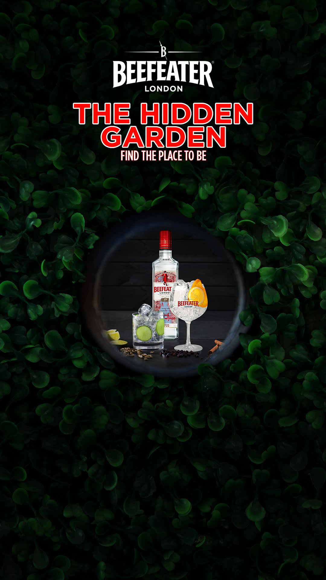The Hidden Garden by Beefeater | YOUparti milano gin chiostri di san barnaba