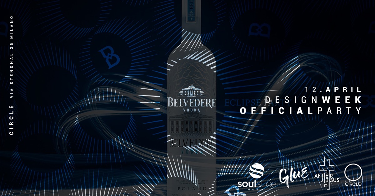 Belvedere Eclipse Official Party Design Week | YOUparti MDW circle free gratis friday venerdì