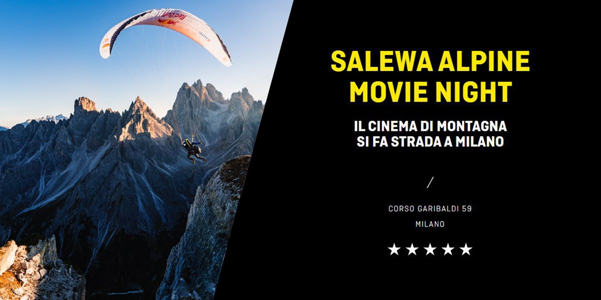 Salewa Alpine Movie Night tirolese store milano corso garibaldi youparti