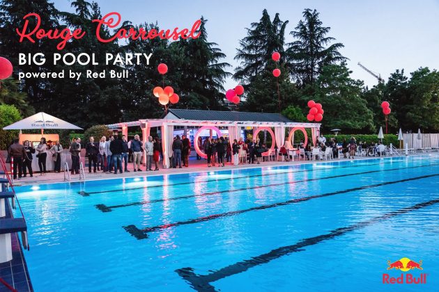 Rouge Carrousel | Pool Party at Harbour Club sabato estate summer Red Bull