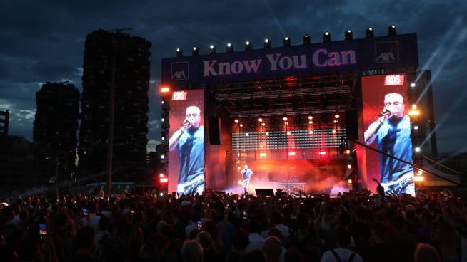 I giovani talenti e Guè Pequeno in concerto per l'ambiente | YOUparti piazza gae aulenti rossella brescia the voice Know You Can Concert