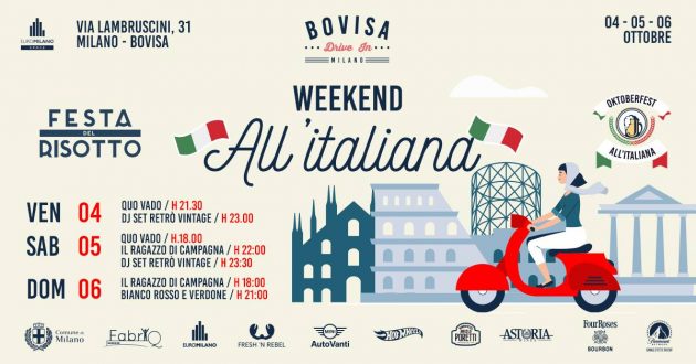 Weekend all'Italiana / Festa del Risotto + Oktoberfest YOUparti bovisa drive-In