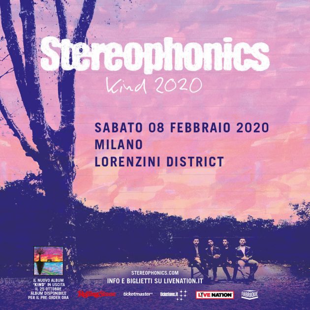 Stereophonics a Milano YOUparti Lorenzini district