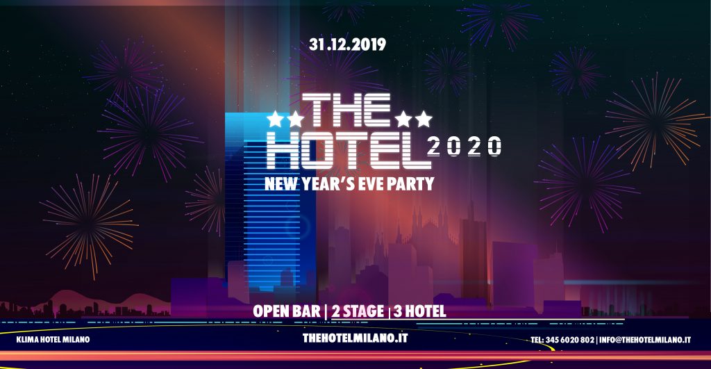 The Hotel 2020 / Official Event \ New Year's Eve Party YOUparti Klima Hotel Milano Fiere The Hub Barcelo Milan Capodanno Open Bar