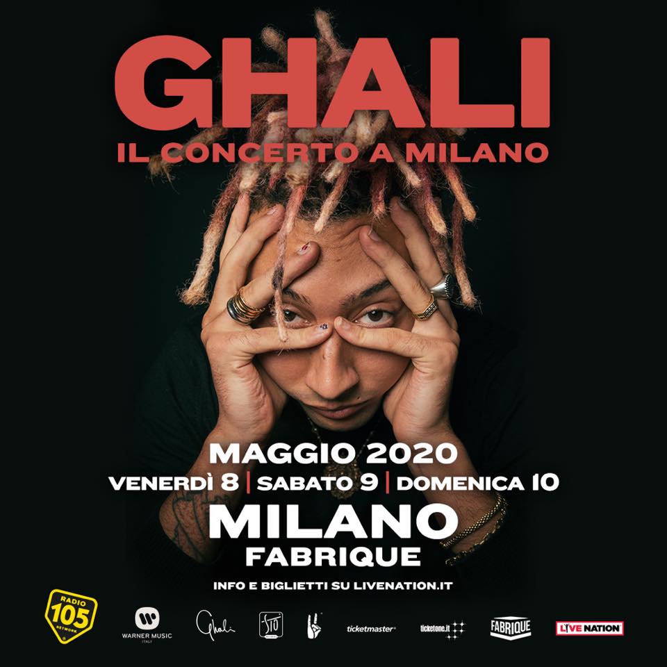 Ghali in concerto a Milano Fabrique Maggio YOUparti