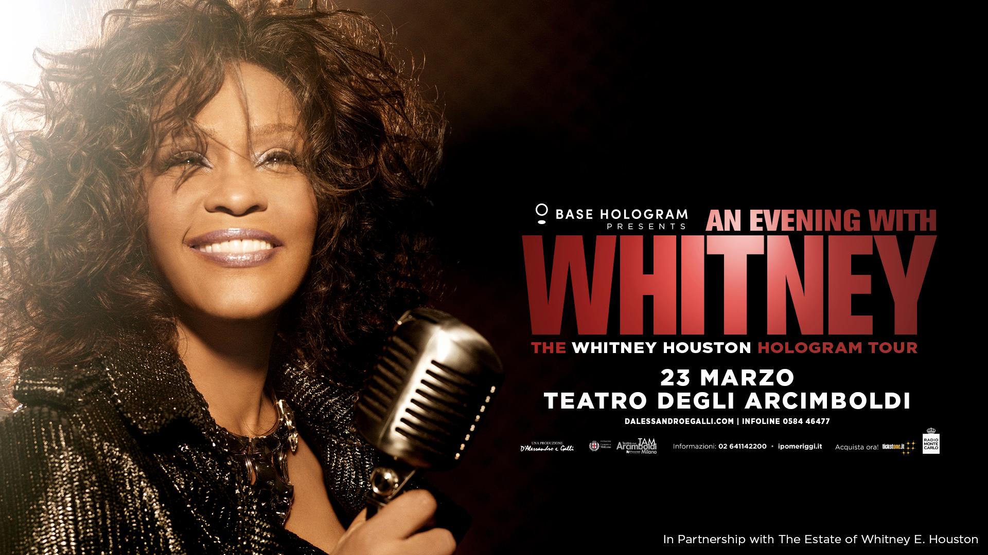 An Evening with Whitney YOUparti teatro arcimboldi milano