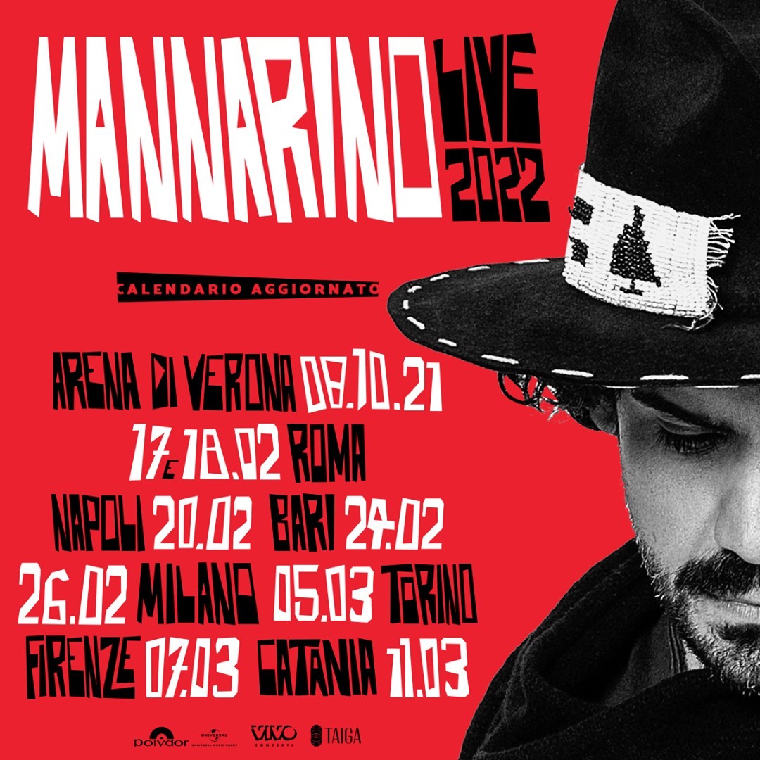 Mannarino a Milano YOUparti Mediolanum Forum Assago