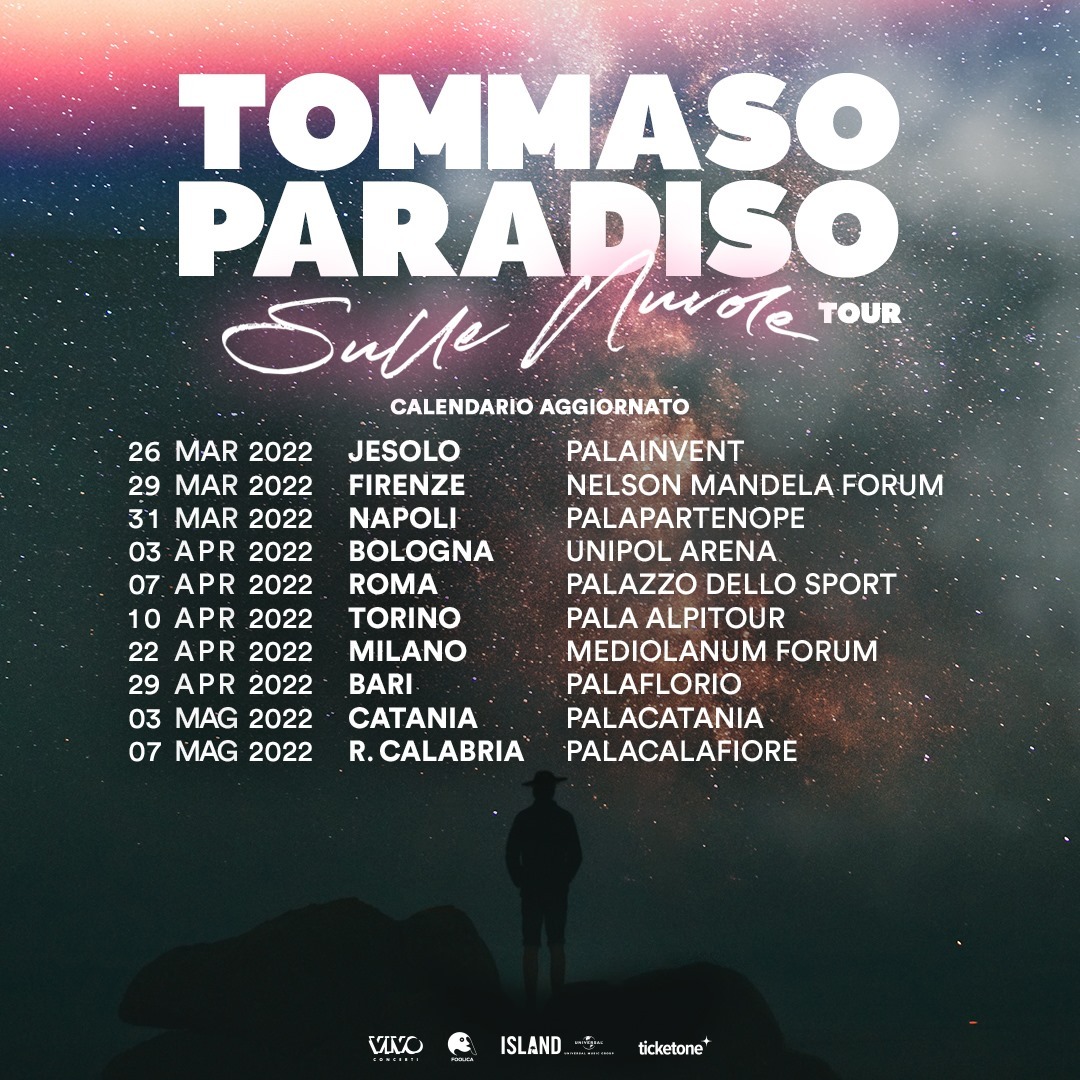 Tommaso Paradiso a Milano YOUparti Mediolanum Forum Assago