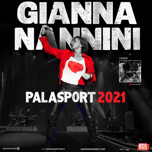 Gianna Nannini YOUparti Mediolanum Forum Assago Dicembre