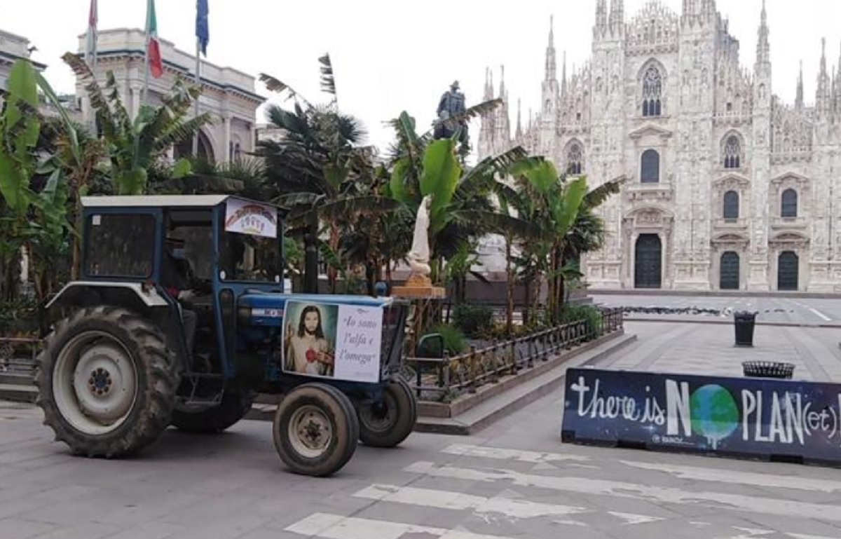 Il ragazzo di campagna 2020 torna a Milano YOuparti Pavia Duomo Trattore Coronavirus