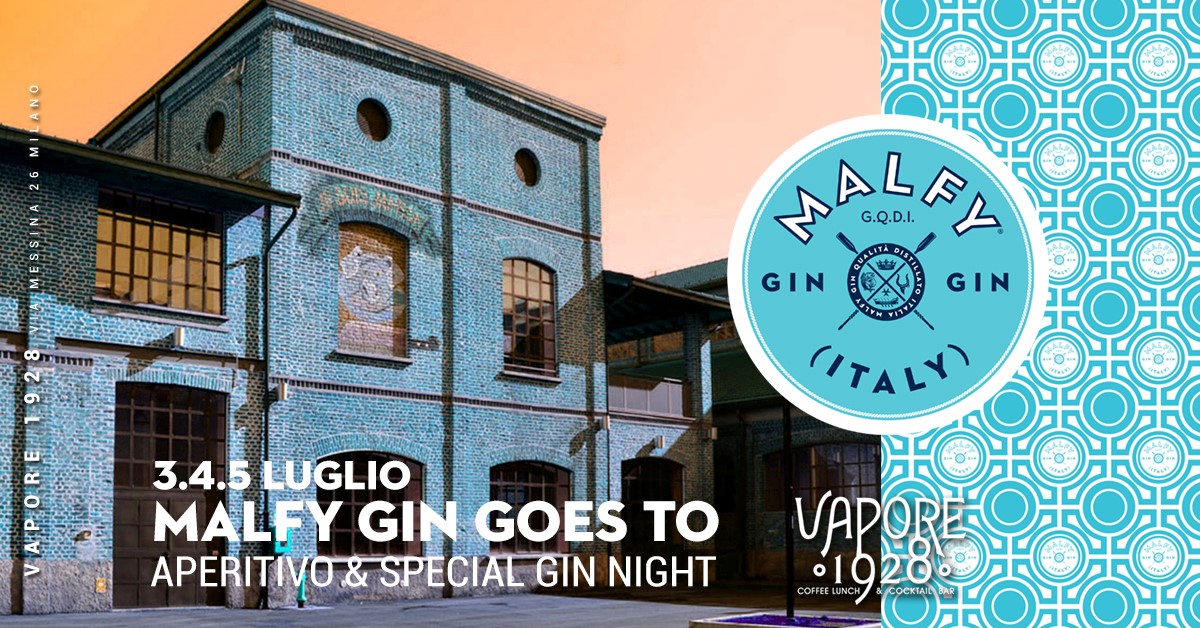 MALFY GIN goes to Vapore 1928 | Aperitivo & Cocktail Night YOUparti