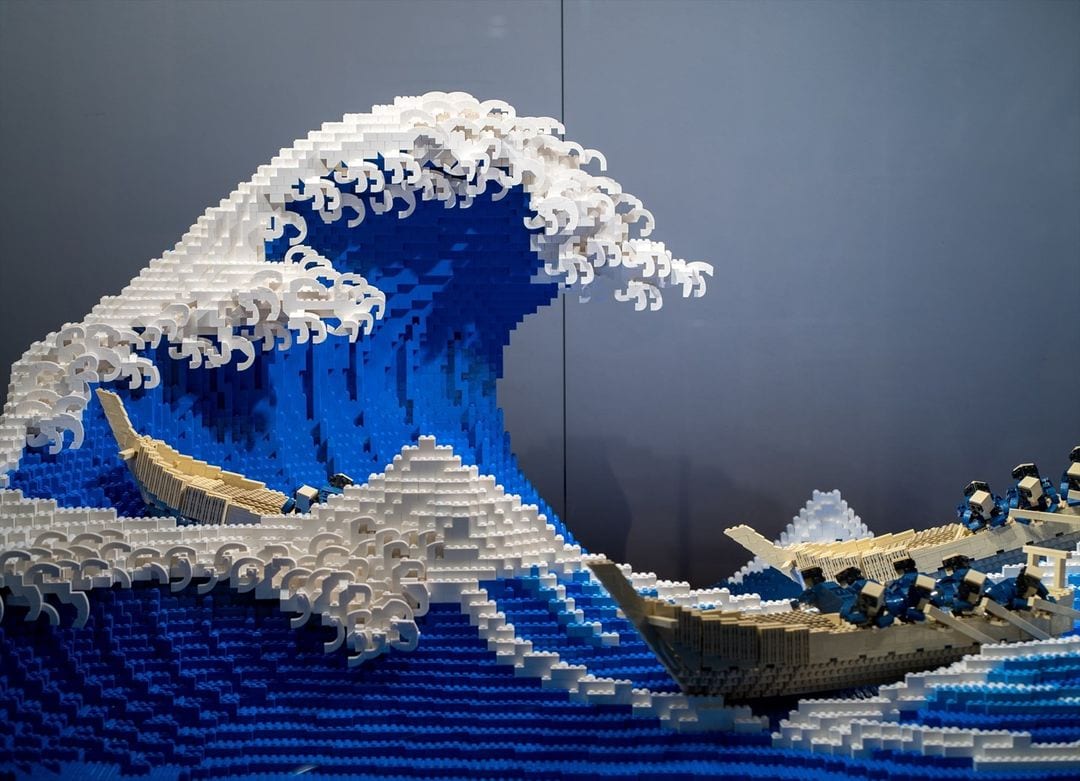 "La grande onda" in 50000 mattoncini Lego YOUparti