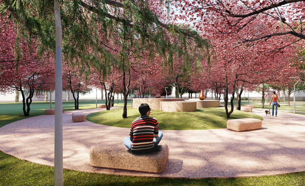 Un giardino "Zen" nel centro di Milano