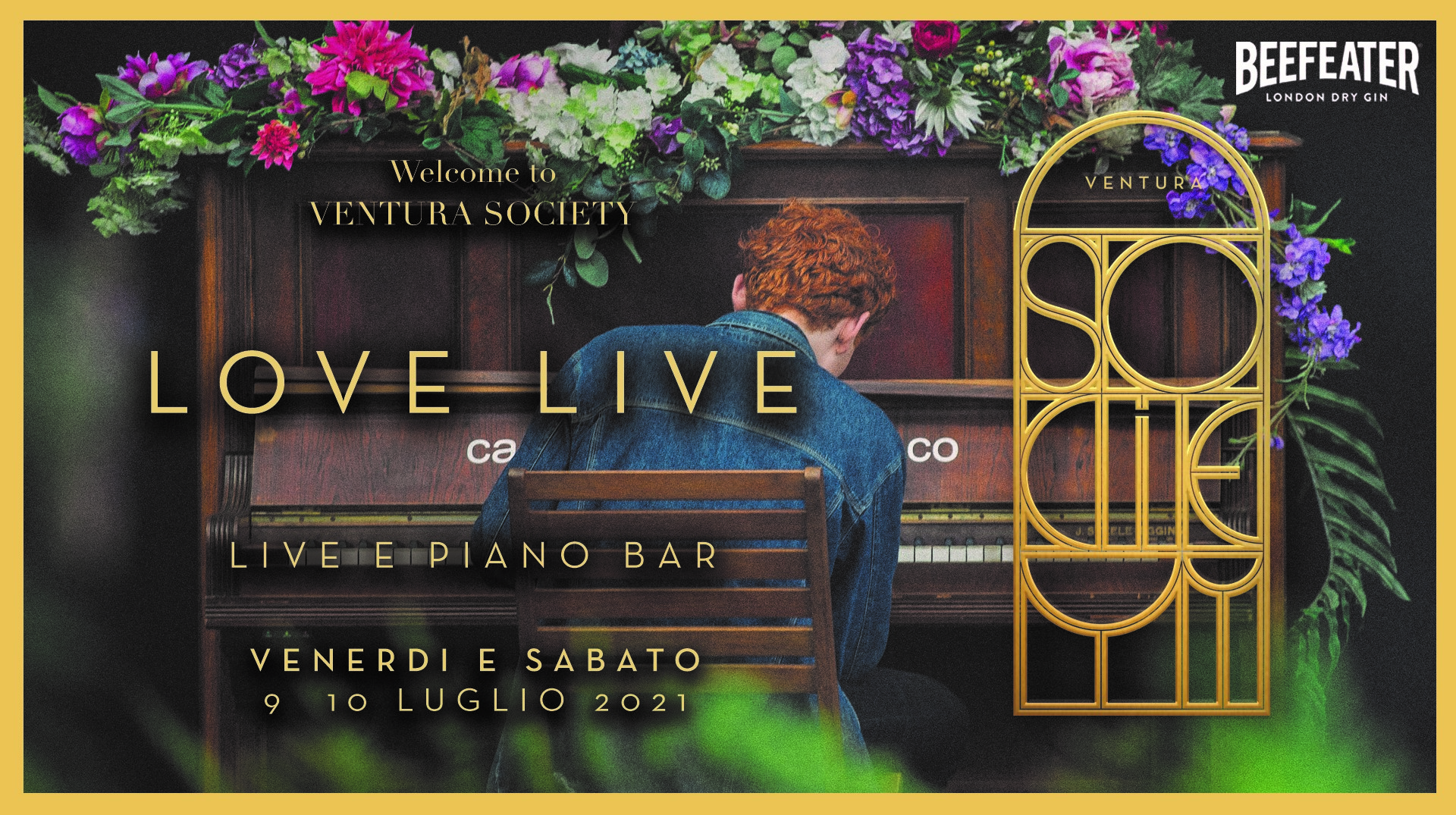 VENTURA SOCIETY ❃ Welcome ❃ LOVE LIVE & PIANO BAR ❃ YOUparti
