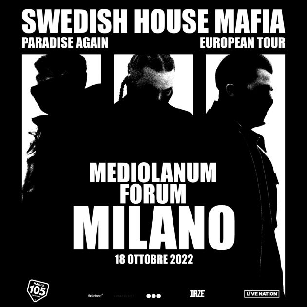 Swedish House Mafia a Milano YOUparti mediolanum forum assago