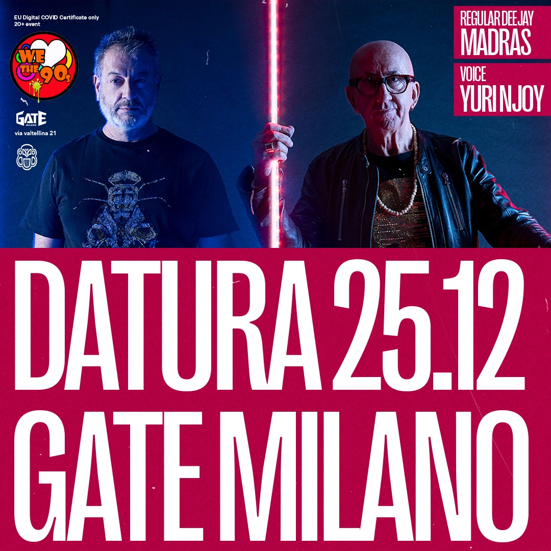 YOUparti - Concerto di Natale dei DATURA anni 90 gate milano via valtellina YOUparti