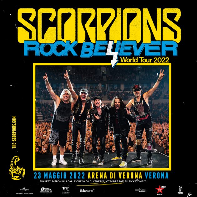 SCORPIONS | Arena di Verona ticketone youparti