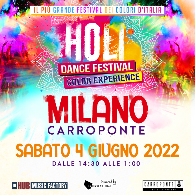 Holi Dance Festival Milano 2022 - Carroponte YOUparti