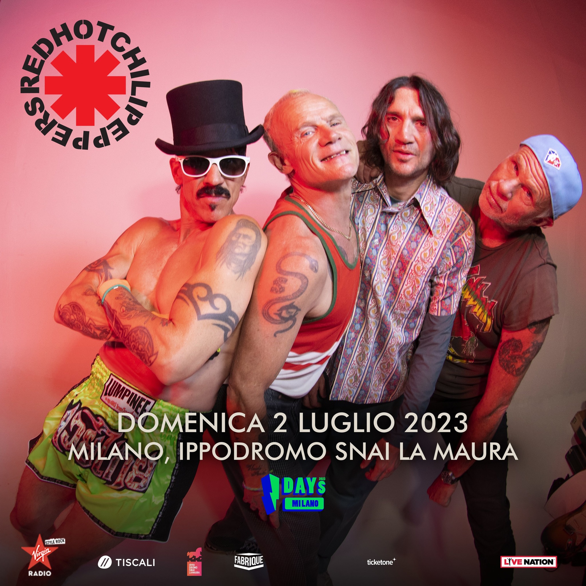 Red Hot Chili Peppers a Milano YOUparti