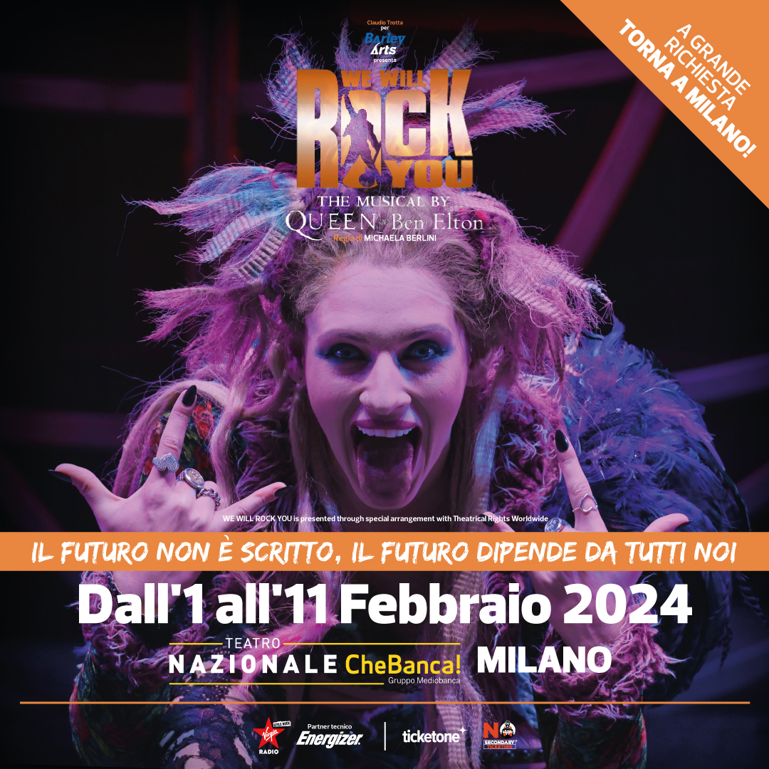 We Will Rock You | Teatro Nazionale CheBanca! Milano YOUparti