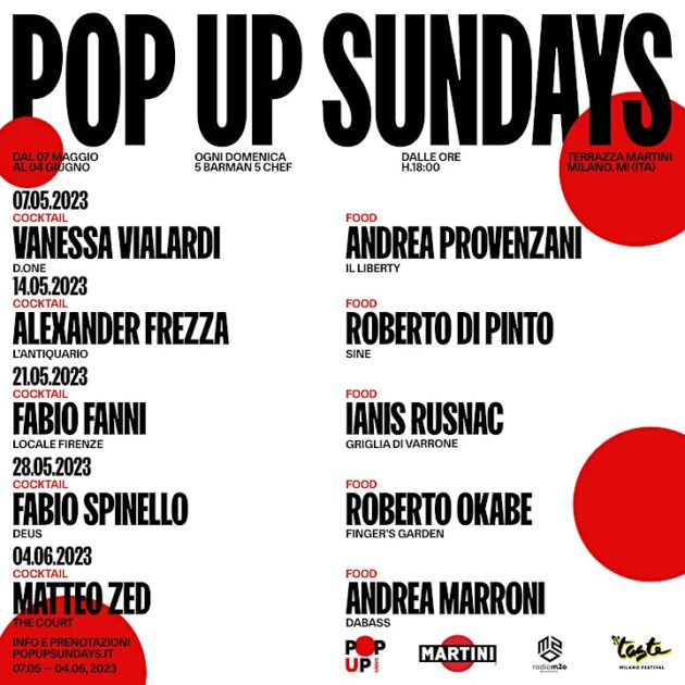 Pop Up Sundays | Terrazza Martini | Milano YOUparti