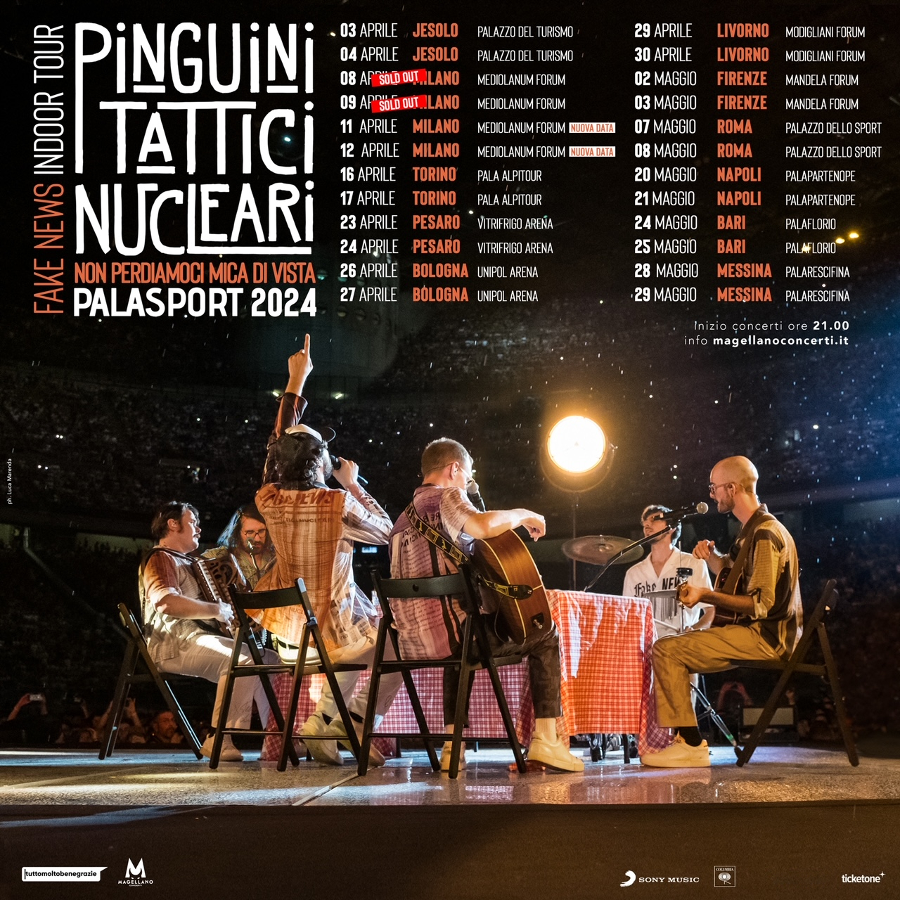 Pinguini Tattici Nucleari - Palasport 2024 YOUparti