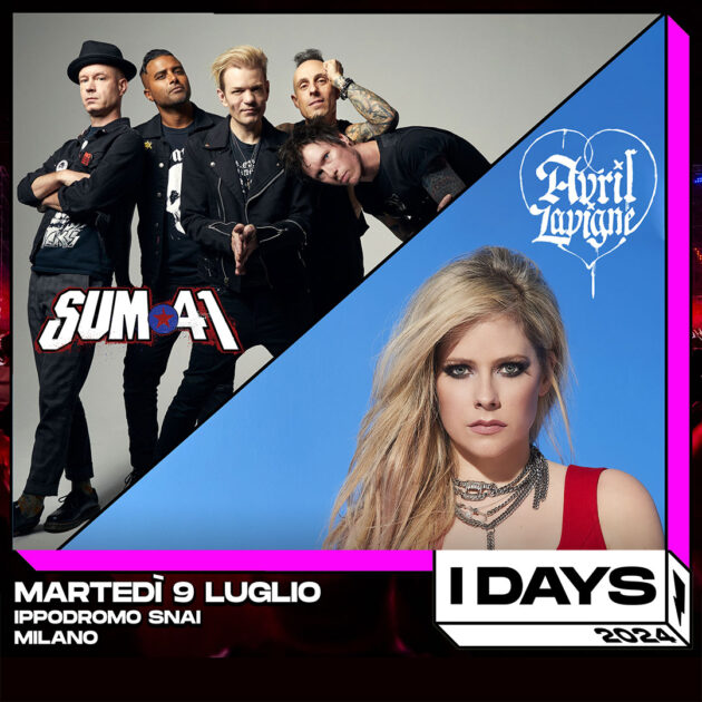 I-DAYS MILANO 2024 - Sum 41 + Avril Lavigne YOUparti