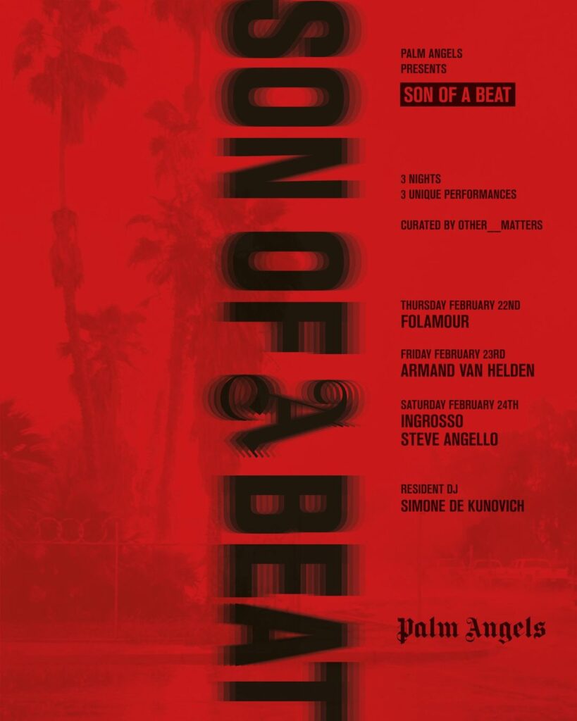 Palm Angels rinvigorisce la Fashion Week con tre eventi esclusivi YOUparti